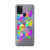 Loves: Samsung Galaxy A21s Transparant Hoesje