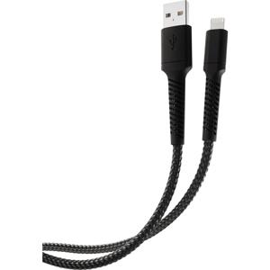 Vivanco USB-laadkabel USB 2.0 USB-A stekker, Apple Lightning stekker 1.5 m Zwart 61688