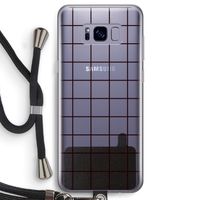 Rooster: Samsung Galaxy S8 Transparant Hoesje met koord