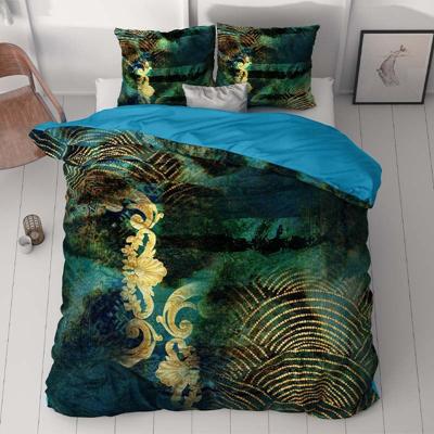 Dekbedovertrek Tiandra LitsJumeaux (240x220 Cm) Meerkleurig Microvezel Manilla - Overtrek - 240x220 Cm (Lits-Jumeaux) - Manilla - Dekbed-Discounter.nl