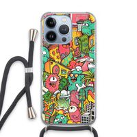 Vexx City: iPhone 13 Pro Transparant Hoesje met koord