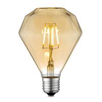 Home sweet home LED lamp Diamond E27 4W dimbaar - amber - thumbnail