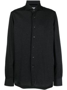 Orian chemise à col italien - Noir