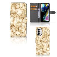 Motorola Moto G52 | Moto G82 | Bookcase | Marmer Goud