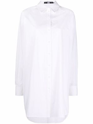 Karl Lagerfeld chemise boutonnée à manches longues - Blanc