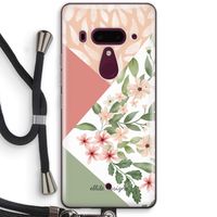 Sweet heaven geometrics: HTC U12+ Transparant Hoesje met koord
