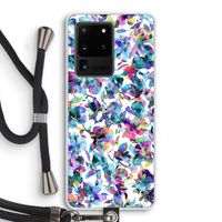 Hibiscus Flowers: Samsung Galaxy S20 Ultra Transparant Hoesje met koord
