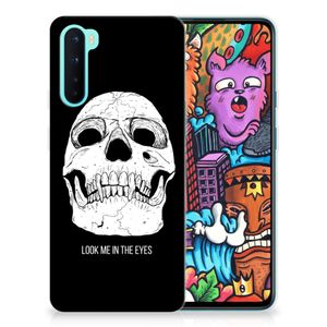 Silicone Back Case OnePlus Nord Skull Eyes