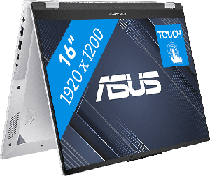 ASUS Vivobook S 16 Flip TN3604YA-MC120W AMD Ryzen™ 5 7530U Hybride (2-in-1) 40,6 cm (16") Touchscreen WUXGA 16 GB DDR4-SDRAM 512 GB SSD Wi-Fi 6E (802.11ax) Windows 11 Home Zilver