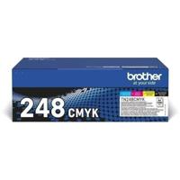 Standaard tonerpakket - BROTHER - TN248VAL - Cyaan Magenta Geel Zwart - 4x1000 pagina's - thumbnail