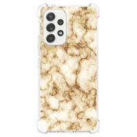 Samsung Galaxy A53 5G Anti-Shock Hoesje Marmer Goud