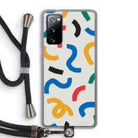 Illustratieve pop 2: Samsung Galaxy S20 FE / S20 FE 5G Transparant Hoesje met koord