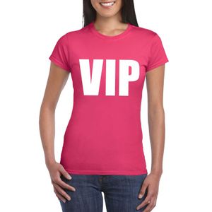 VIP tekst t-shirt roze dames