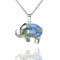 Verstelbare ketting met olifant en sodaliet - Sieraden - Spiritueelboek.nl