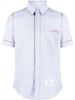 Thom Browne chemise à bandes RWB - Bleu - thumbnail