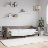 Slaapbank 80x200 cm stof taupe