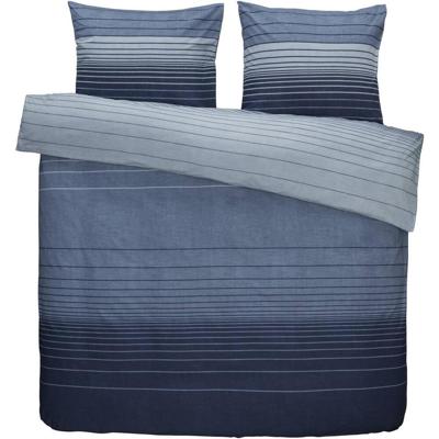 2e Halve Prijs Leen Bakker - Dekbedovertrek Stockholm - 240x200/220 Cm - Katoen - Blauw