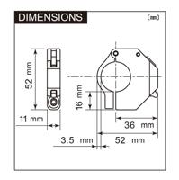 DAYTONA usb-stopcontact "slim-mount usb-slim-mount type-c sw 18w