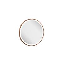 Crosswater Infinity Spiegel - met verlichting - rond - 50cm - geborsteld brons IF_MIRROR50BZ