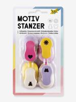Set van 4 mini-perforatoren met motieven ALL YEAR FOLIA meerkleurig