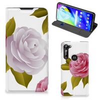 Motorola Moto G8 Power Smart Cover Roses - thumbnail