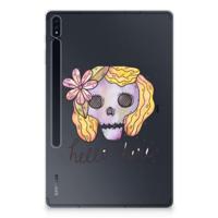 Tablet BackCover Samsung Galaxy Tab S7 Plus | S8 Plus Boho Skull