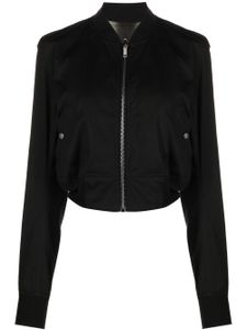 Rick Owens veste bomber à coupe crop - Noir