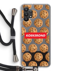 Koekerond: Samsung Galaxy A32 5G Transparant Hoesje met koord
