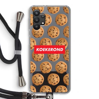 Koekerond: Samsung Galaxy A32 5G Transparant Hoesje met koord