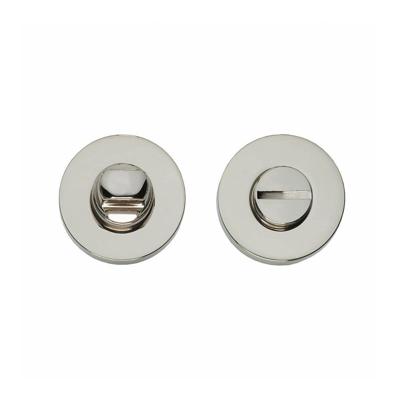 Intersteel WC slot rond gepolijst nikkel