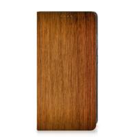 Samsung Galaxy A52 Book Wallet Case Donker Hout