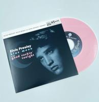 Single: Elvis Presley - Blue Moon / Good Rockin' Tonight (Mono II Stereo) (Pink Vinyl) 45 RPM - Bennies Fifties Exclusive (LP)