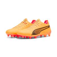 PUMA King Ultimate Gras / Kunstgras Voetbalschoenen (MG) Dames Oranje Zwart Roze