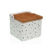 Zoutvaatje met deksel Versa Speckle Keramisch 12,2 x 11,5 x 12,2 cm
