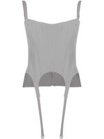 Dion Lee haut bustier Arch Longline - Vert