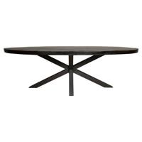 Starfurn Eetkamertafel Denver Black | Ovaal | 210 cm