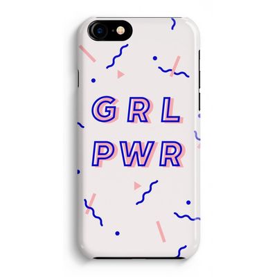GRL PWR: iPhone 8 Volledig Geprint Hoesje
