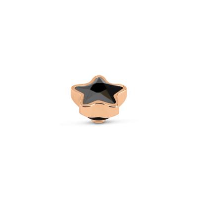 Melano Twisted Star Steentje Black Rosé