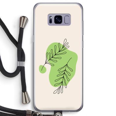 Beleaf in you: Samsung Galaxy S8 Transparant Hoesje met koord