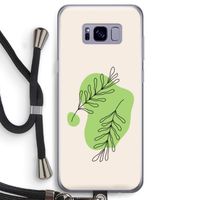 Beleaf in you: Samsung Galaxy S8 Transparant Hoesje met koord