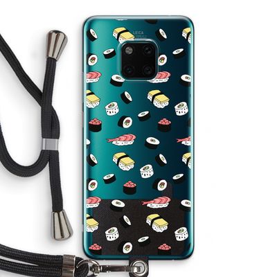 Sushi time: Huawei Mate 20 Pro Transparant Hoesje met koord