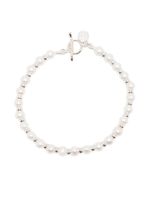 DOWER AND HALL bracelet de perles à fermoir T - Blanc