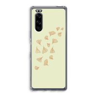 Falling Leaves: Sony Xperia 5 Transparant Hoesje