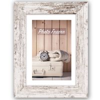 Fotolijst hout white wash geschikt voor een foto van 13 x 18 cm - Fotolijsten