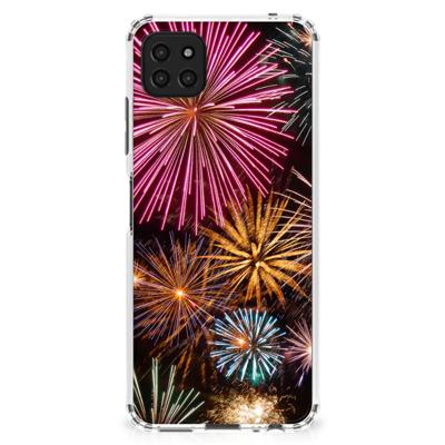Samsung Galaxy A22 5G Anti Shock Bumper Case Vuurwerk Samsung Galaxy A22 5G Anti Shock Bumper Case Vuurwerk