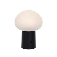 QAZQA Tafellamp mushroom zwart incl. LED oplaadbaar - Louise - thumbnail