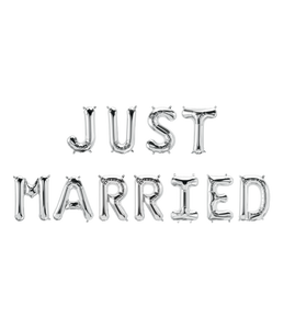 Folie ballon just married