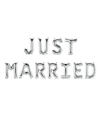 Folie ballon just married