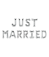 Folie ballon just married