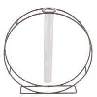 Daan Kromhout Rek met reageerbuis metaal grijs 22,5 cm | 12 stuks